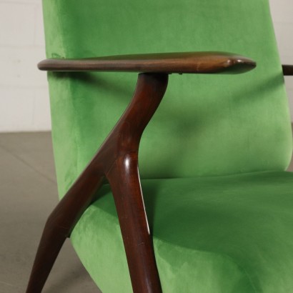 moderne Antiquitäten, moderne Design-Antiquitäten, Sessel, moderne Antiquitäten-Sessel, moderne Antiquitäten-Sessel, italienischer Sessel, Vintage-Sessel, 1950er-Sessel, 50er-Design-Sessel