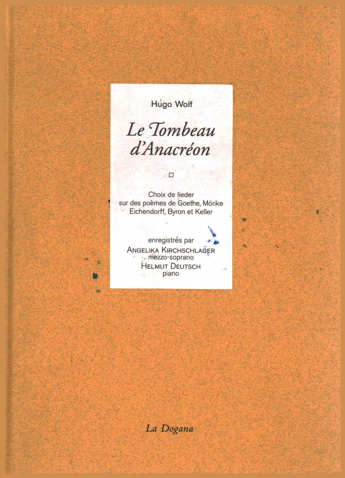 Le Tombeau d Anacréon (avec CD-ROM), s.a.