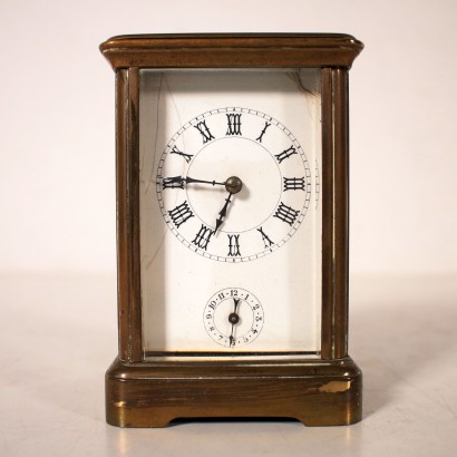 Horloge de Voyage Bronze doré Métal émaillé France '800