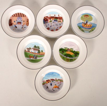 Service de Plats Villeroy & Boch Porcelaine Allemagne '900