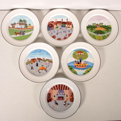 Service de Plats Villeroy & Boch Porcelaine Allemagne '900