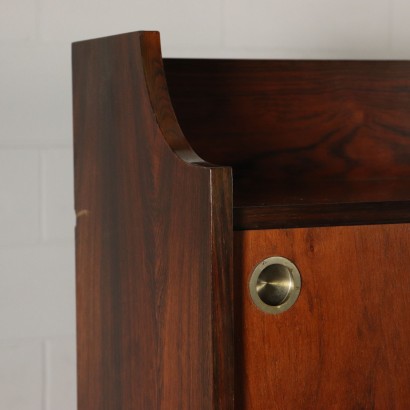 Cupboard Rosewood Veneer Vintage Italy 1960s