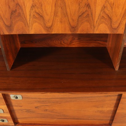 Cupboard Rosewood Veneer Vintage Italy 1960s