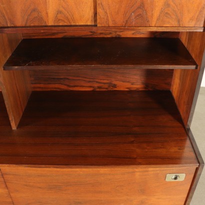 Cupboard Rosewood Veneer Vintage Italy 1960s