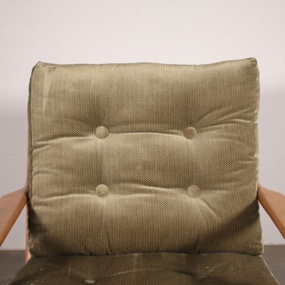 Armchair Nordic Style Velvet Upholstery Vintage Italy 1960s