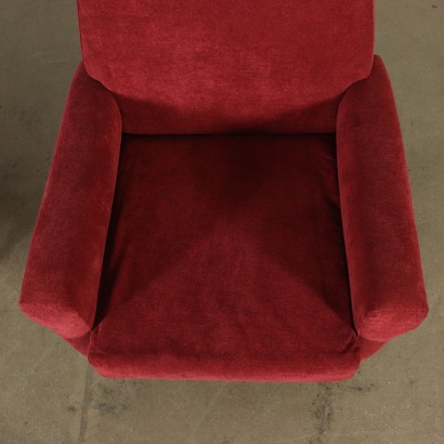 antigüedades modernas, antigüedades de diseño moderno, sillón, sillón de antigüedades modernas, sillón de antigüedades modernas, sillón italiano, sillón vintage, sillón de los años 60, sillón de diseño de los años 60, par de sillones con reposapiés.