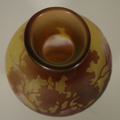 Vase Galle Style Manufactured in France 20th Century