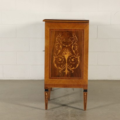 Neoclassical Cupboard Maple Mahogany Italy Mid 1900s