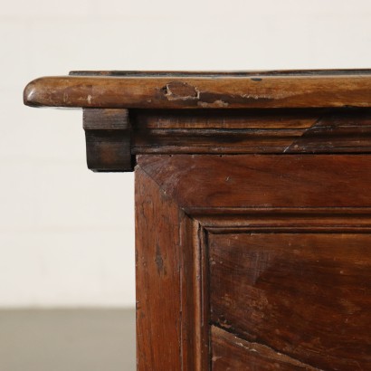 Storage Bench Walnut Manufactured in Italy 18th Century