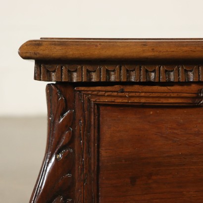 Small Storage Bench Walnut Italy 18th Century