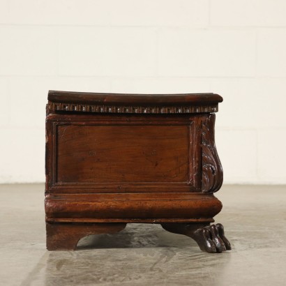 Small Storage Bench Walnut Italy 18th Century