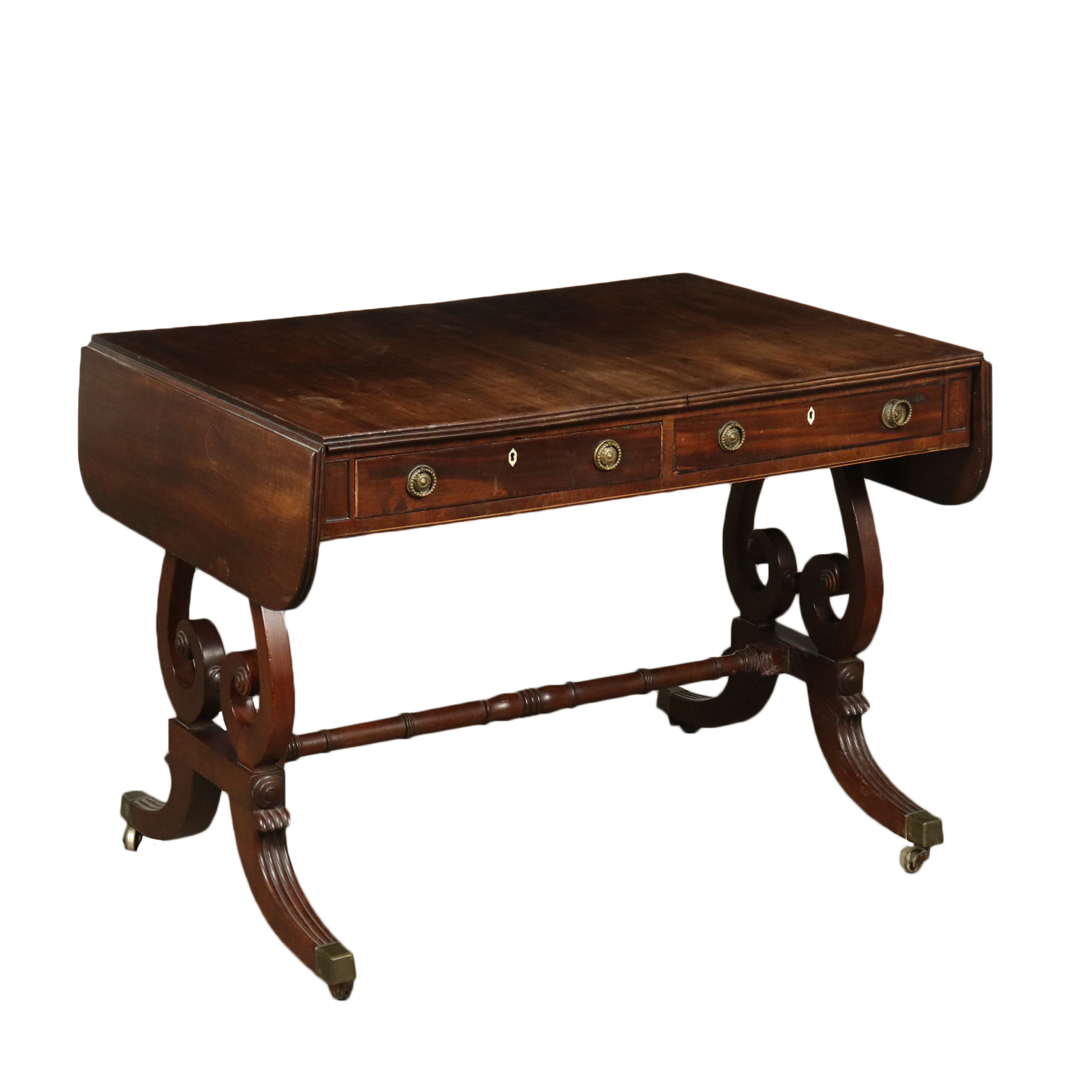 Elegant Regency Mahogany Writing Desk England First Half 19th