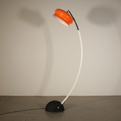 Floor Lamp Methacrylate Metal Vintage Italy 1960s-1970s