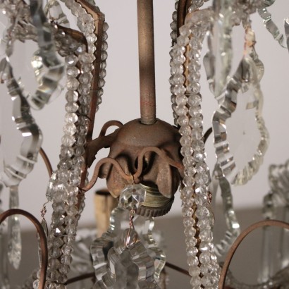 Marie Therese Chandelier Crystal Glass Italy Late 1800s