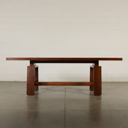 Table by Silvio Coppola Solid Wood Vintage Italy 1960s-1970s