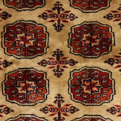 Handmade Bukhara Carpet Pakistan Cotton Wool 2000s