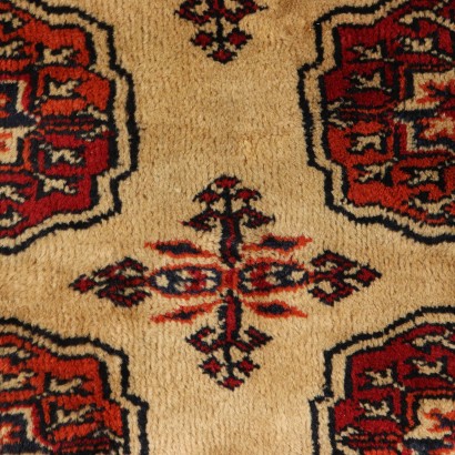 Handmade Bukhara Carpet Pakistan Cotton Wool 2000s