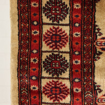 Handmade Bukhara Carpet Pakistan Cotton Wool 2000s