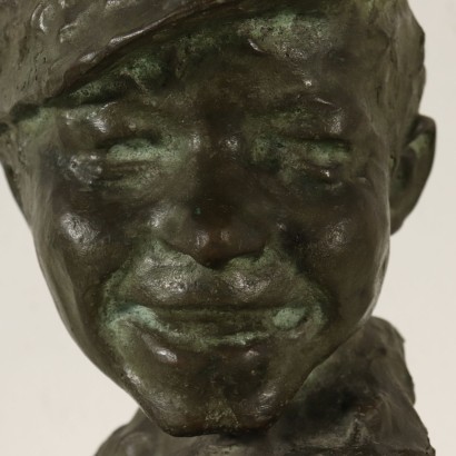 Bronzeskulptur von Medardo Rosso Gavroche 20. Jahrhundert