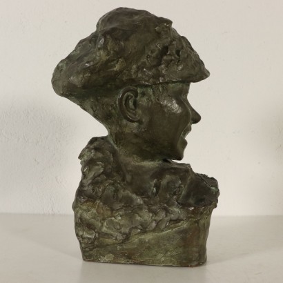 Scultura in Bronzo di Medardo Rosso-particolare