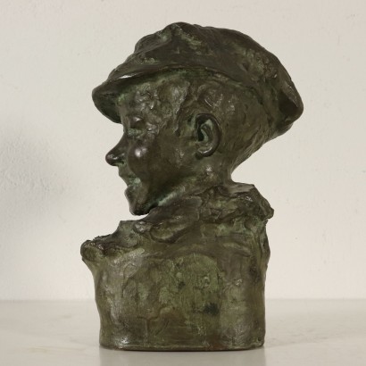 Bronzeskulptur von Medardo Rosso Gavroche 20. Jahrhundert