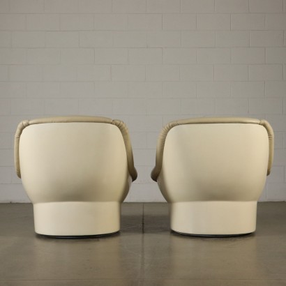 Pair of Armchairs Cesare Casati & Enzo Hybsch Vintage Italy 1960s