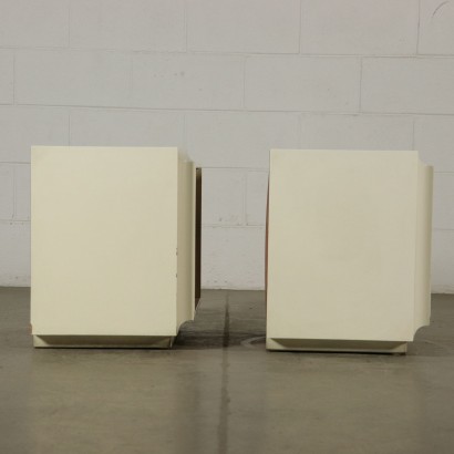 Pair of Bedside Tables by Luciano Frigerio Vintage Italy 1960s-1970s