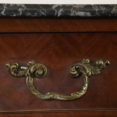 Revival Chest of Drawers Mahogany Italy First Half of 1900s