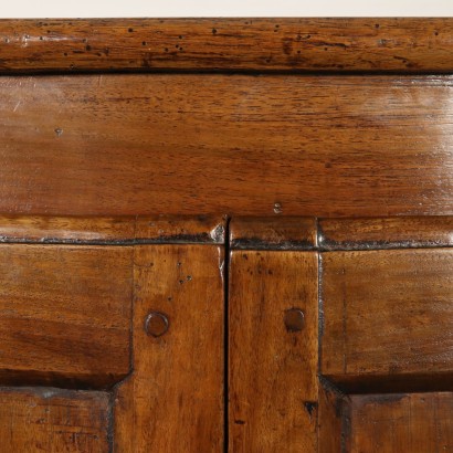 Walnut Demilune Corner Cabinet Italy 18th Century