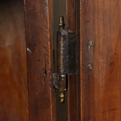 Walnut Demilune Corner Cabinet Italy 18th Century