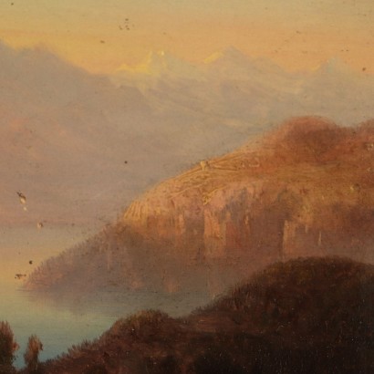 Landscape with Prealpine Lake 19th Century