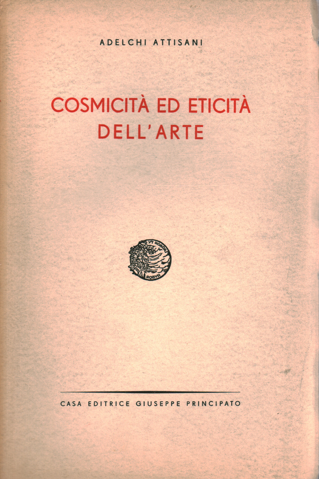 Cosmicità and ethics of art, s.a.