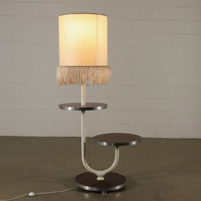 Floor Lamp with Circular Table Vintage Italy 1960s-1970s