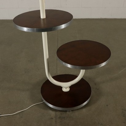 Floor Lamp with Circular Table Vintage Italy 1960s-1970s