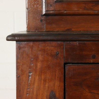 Double Body Dresser Cherry Oak Mahogany Italy 19th Century