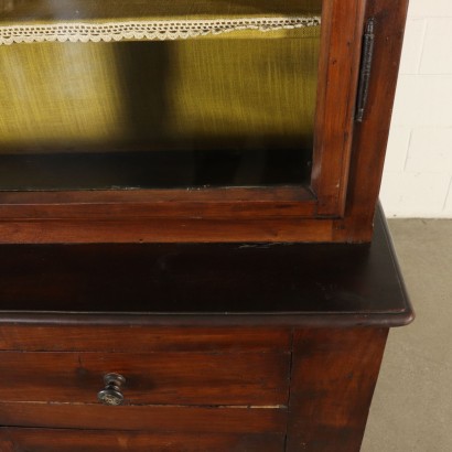 Double Body Dresser Cherry Oak Mahogany Italy 19th Century