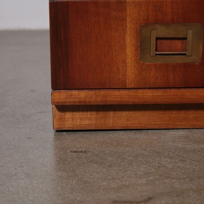 Walnut Veneered Chest of Drawers by Ico Parisi for Brugnoli Italy 60s