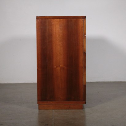 Walnut Veneered Chest of Drawers by Ico Parisi for Brugnoli Italy 60s