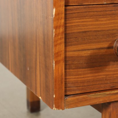 Rosewood Veneered Chest of Drawers Vintage Italy 1960s