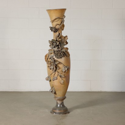 Paire de Grand Vases Art Nouveau Terre Cuite Italie Premier '900