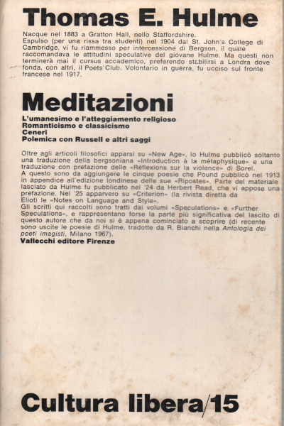 Meditazioni, s.a.