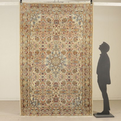 Kerman Carpet Iran Wool Cotton 1980s-1990s