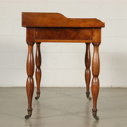 Walnut Writing Desk Manufactured in Italy First Half of 1800s