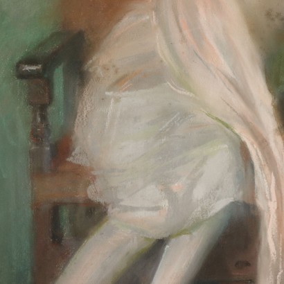 Portrait féminin de Anna Bocca Pastels sur Carton XXeme siècle