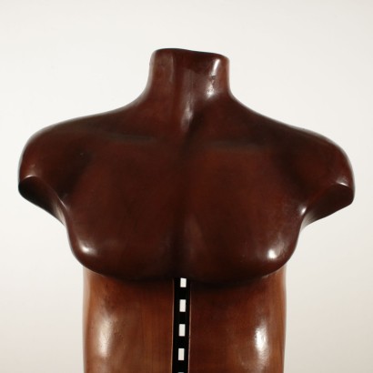 Pair of Cherry Wood Sculptures By Mario Del Fabbro 1982