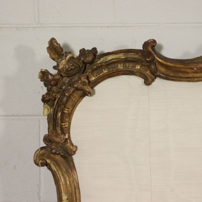 Richly Carved Headboard Italy First Half of 1900s