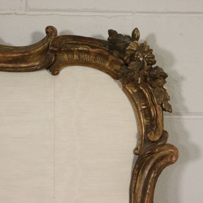 Richly Carved Headboard Italy First Half of 1900s