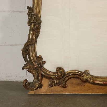Richly Carved Headboard Italy First Half of 1900s