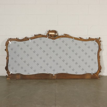 Richly Carved Headboard Italy First Half of 1900s