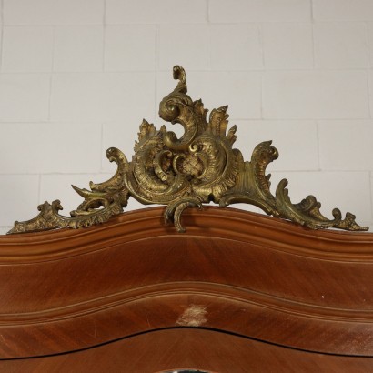 Armoire Placage d'Acajou Marbre Bronze Italie Première moitié '900